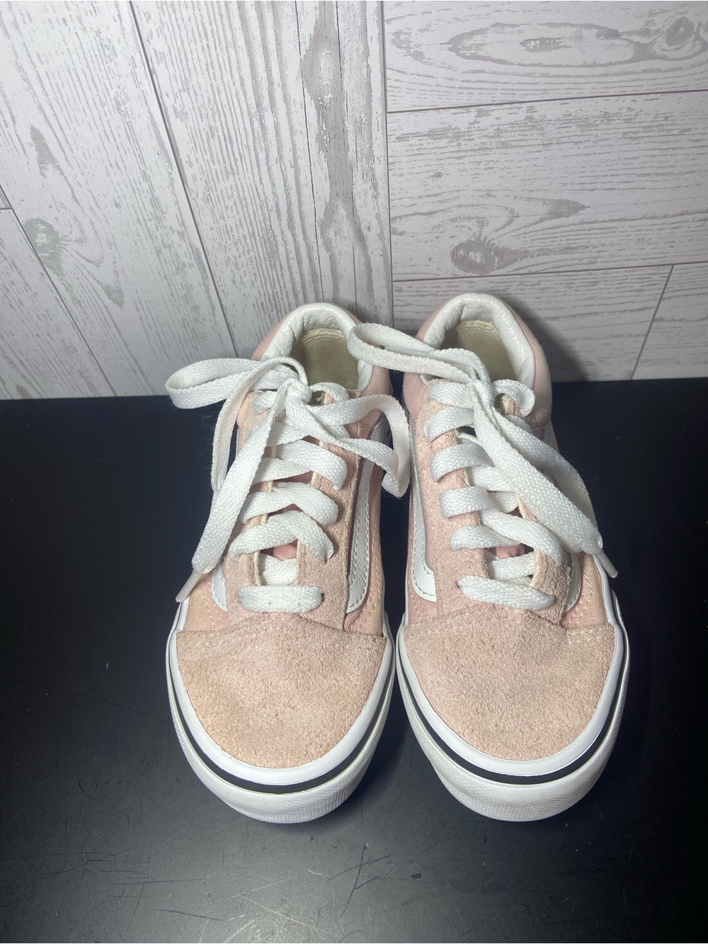 Bundle 2 Pairs Vans Kids Sneakers Pink & Cream UltraRange Size 11/11.5 Toddler - Picture 2 of 16
